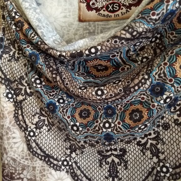 Amma abstract geometric knit tunic dress NWOT - Picture 5 of 10